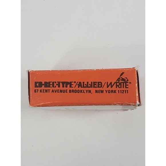 Ko-Rec-Type Allied Write Adding Machine Inked Ribbon Twin Spool Black - Picture 8 of 8